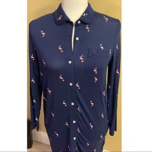 Christmas Flamingo Sleep Shirt from Vineyard Vines. XXS